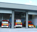 Einzug in das neue Feuerwehrgerätehaus