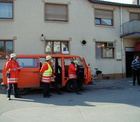 Hauptübung Feuerwehr March 2001