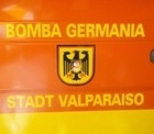 Fahrzeug-Beschriftung der 2. Deutschen Feuerwehrkompagnie